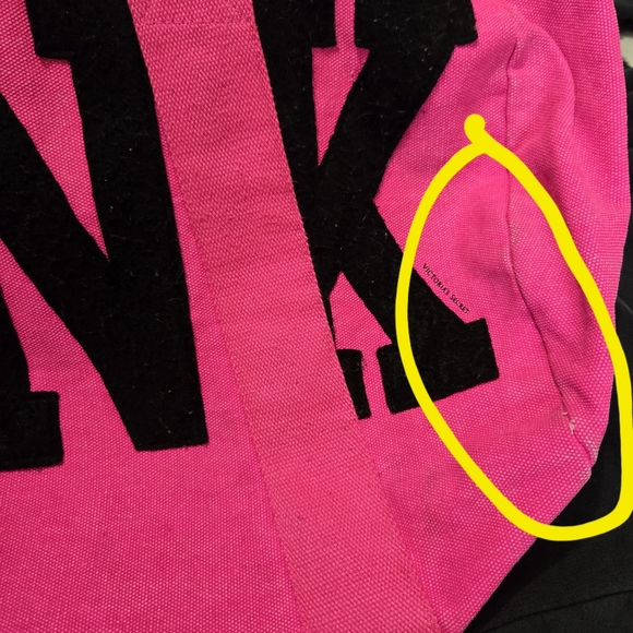 vintage victoria secret pink beach bag - Picture 9 of 10